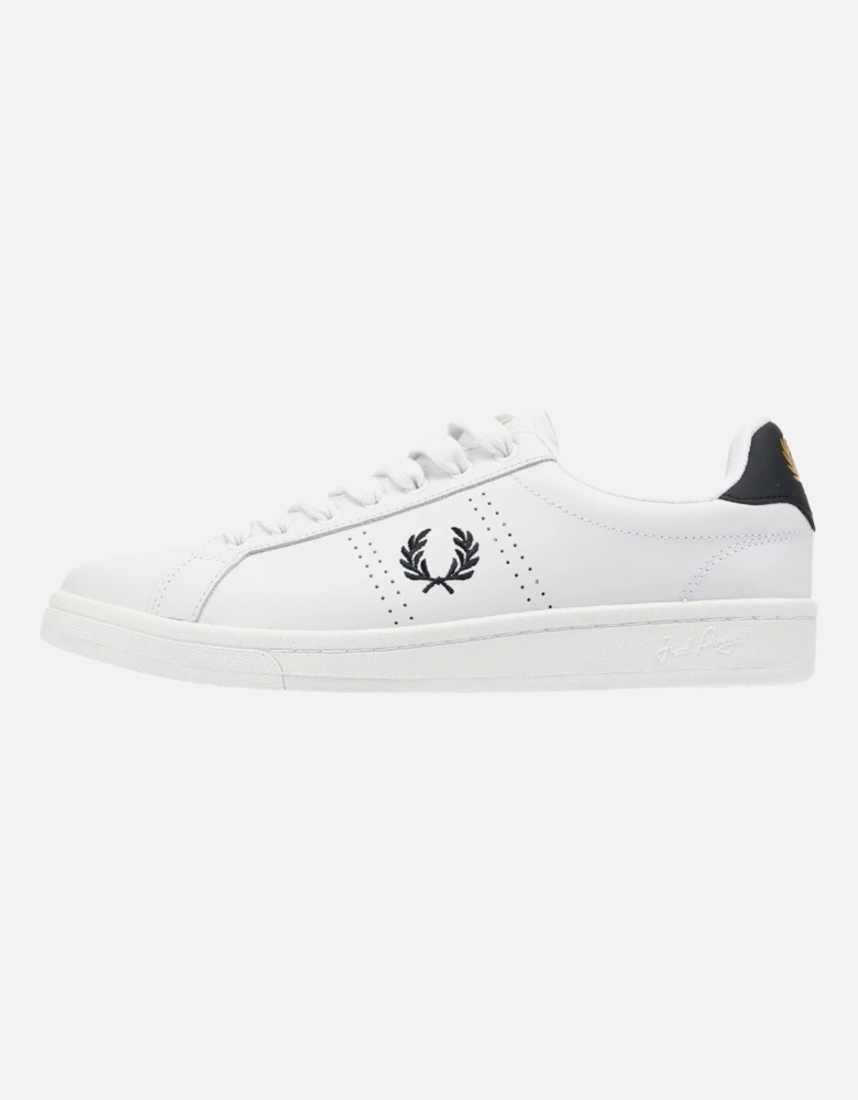 B721 Leather Men's White/Navy Trainers