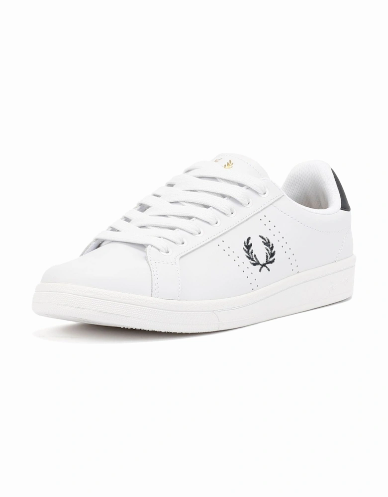 B721 Leather Men's White/Navy Trainers