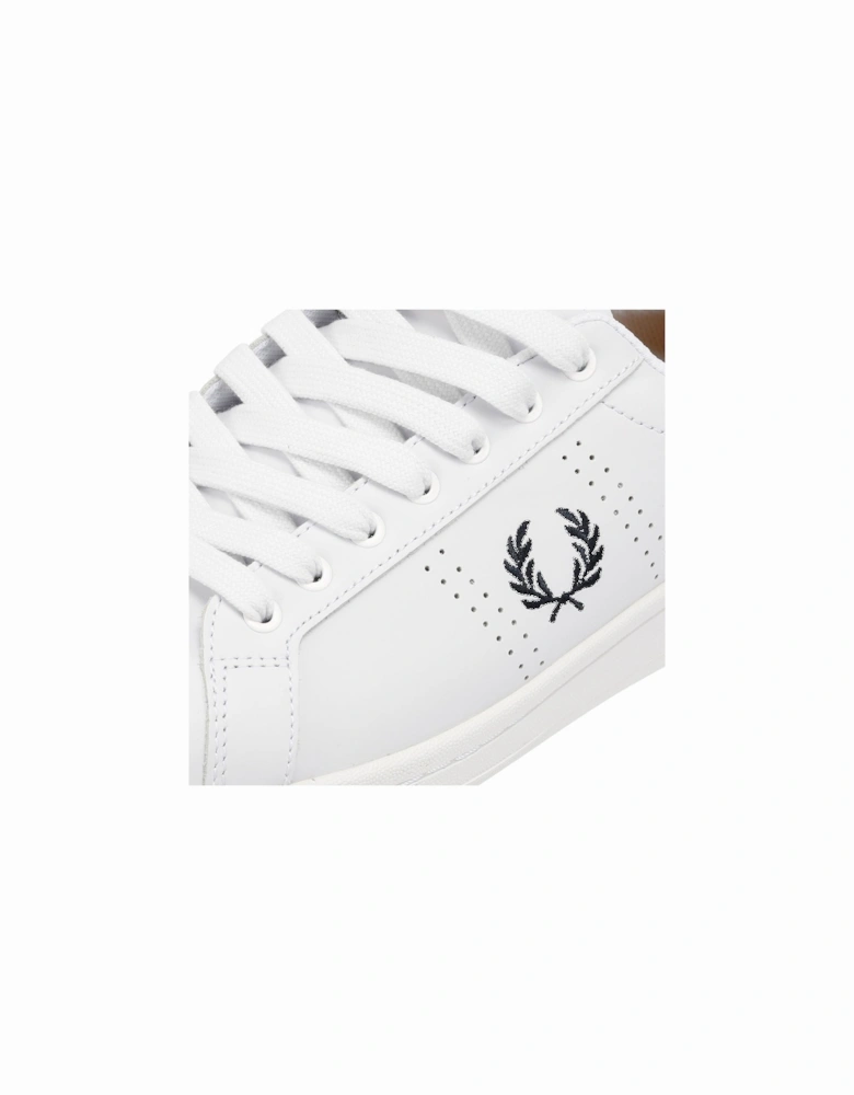 B721 Leather Men's White/Navy Trainers