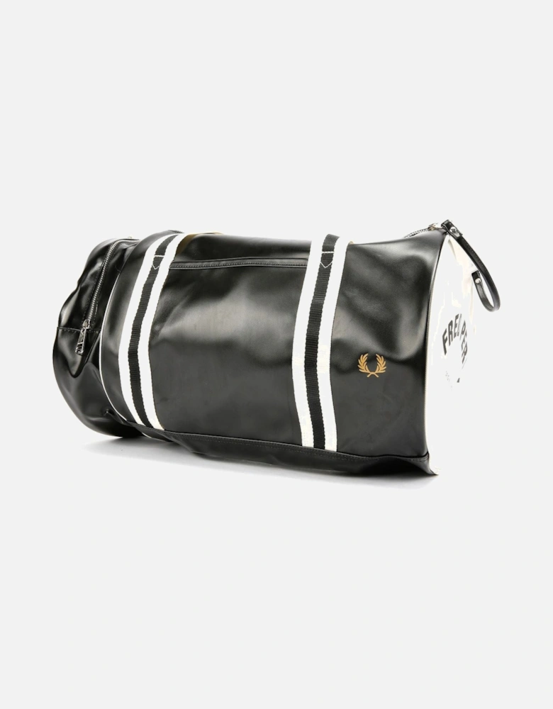 Classic Barrel Polyester Black/Ecru Cross Bag