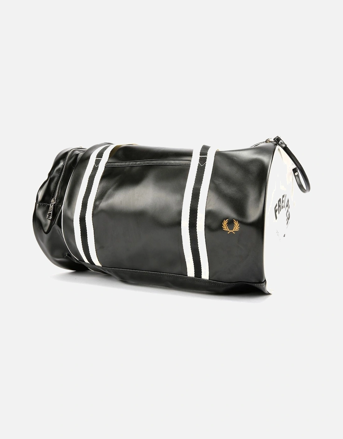 Classic Barrel Polyester Black/Ecru Cross Bag, 5 of 4