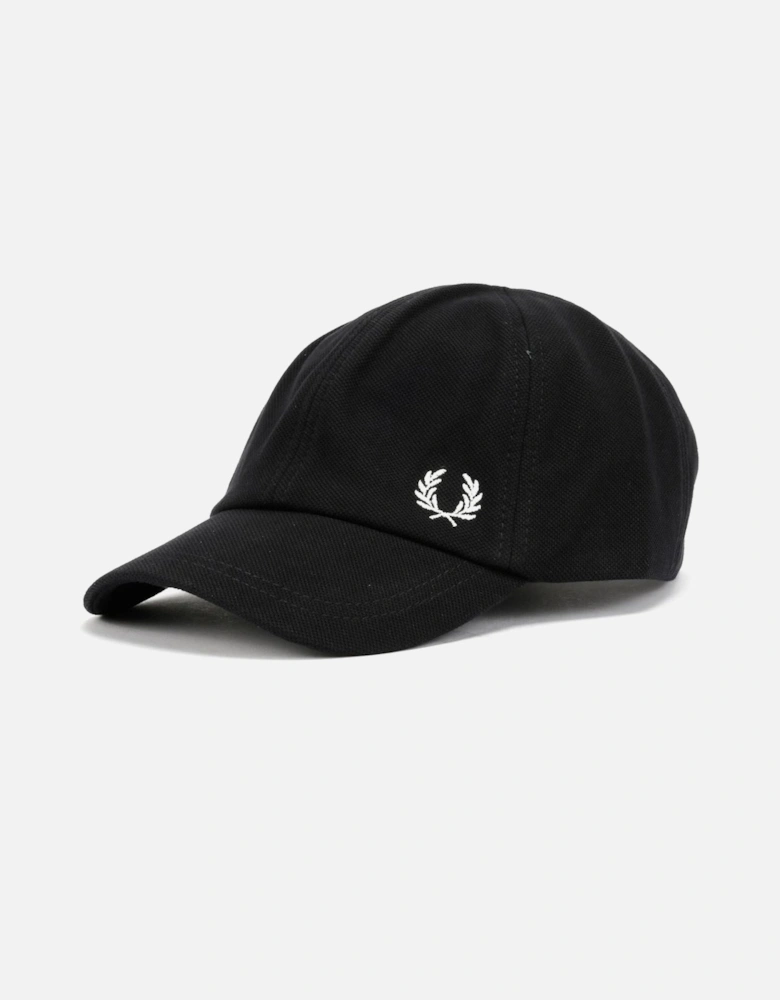 Pique Classic Cotton Black/White Caps