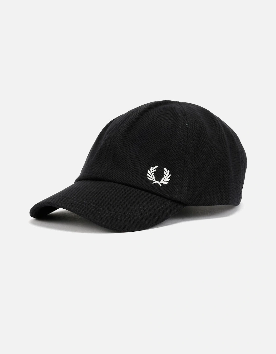 Pique Classic Cotton Black/White Caps