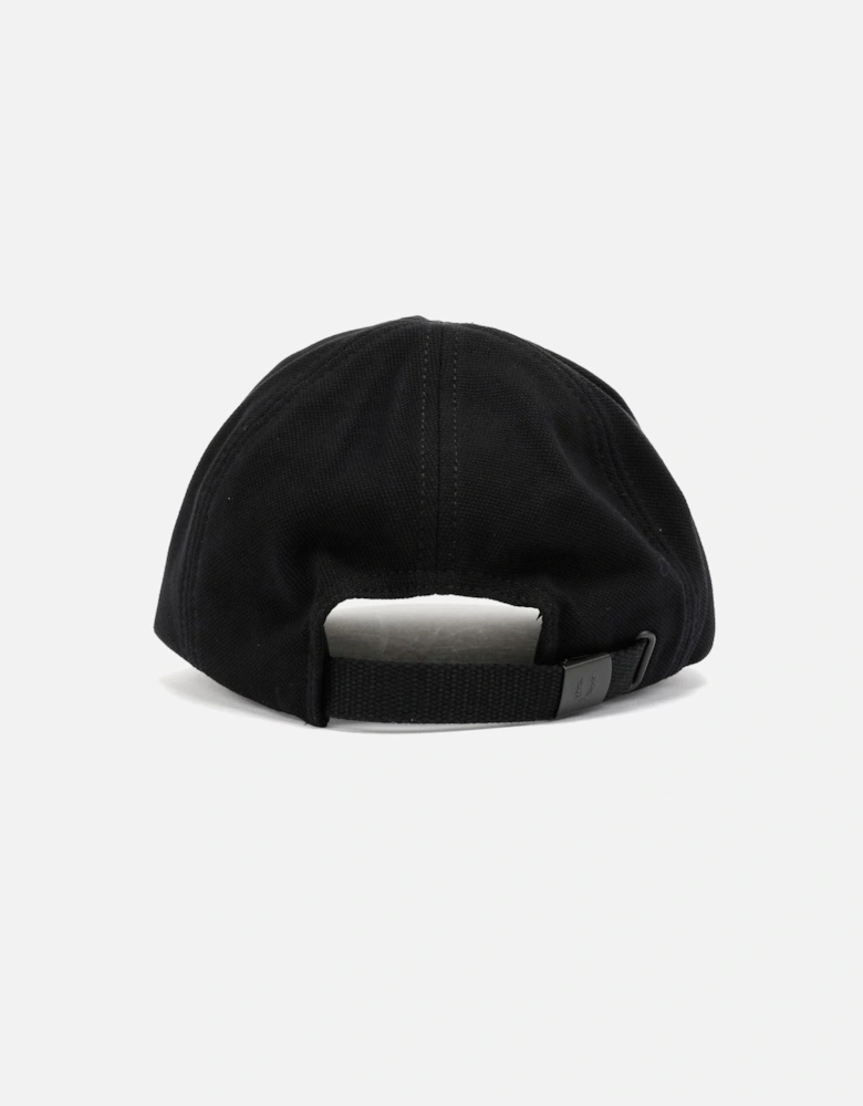 Pique Classic Cotton Black/White Caps