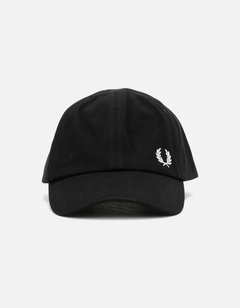 Pique Classic Cotton Black/White Caps