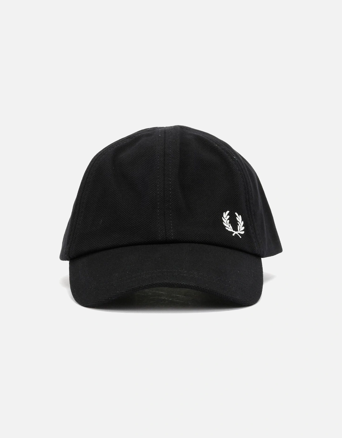 Pique Classic Cotton Black/White Caps, 5 of 4