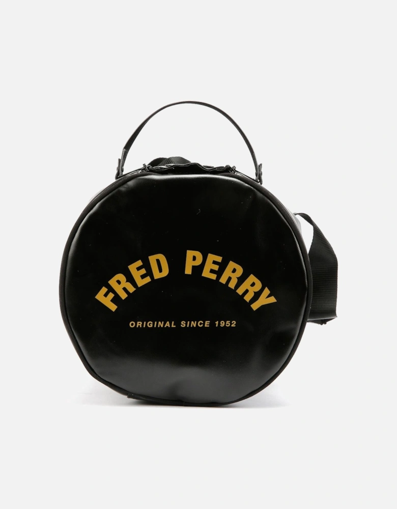 Tonal Classic Barrel Polyester Black/Gold Cross Bag