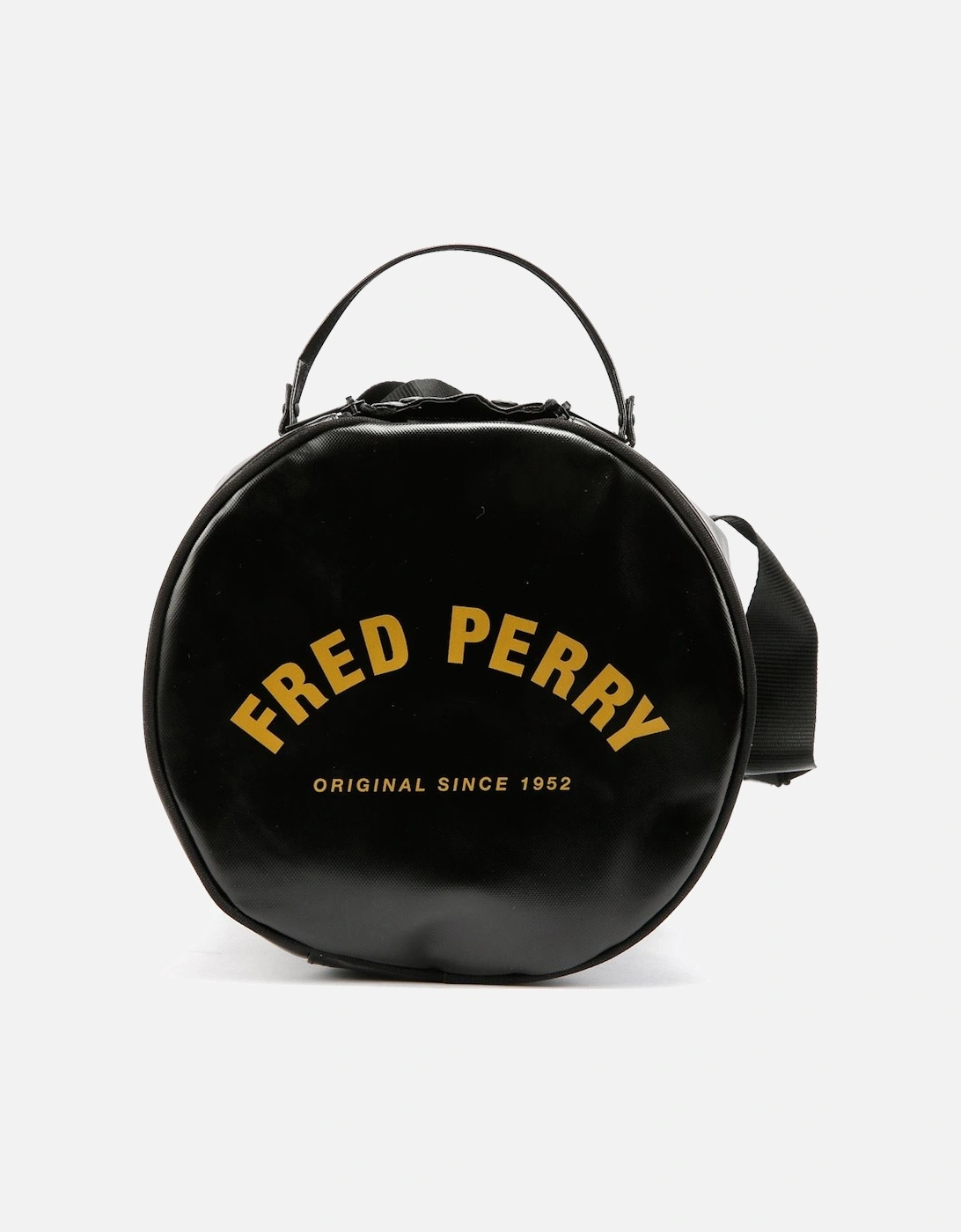 Tonal Classic Barrel Polyester Black/Gold Cross Bag