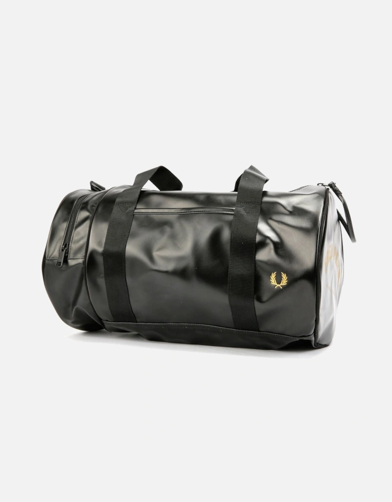 Tonal Classic Barrel Polyester Black/Gold Cross Bag