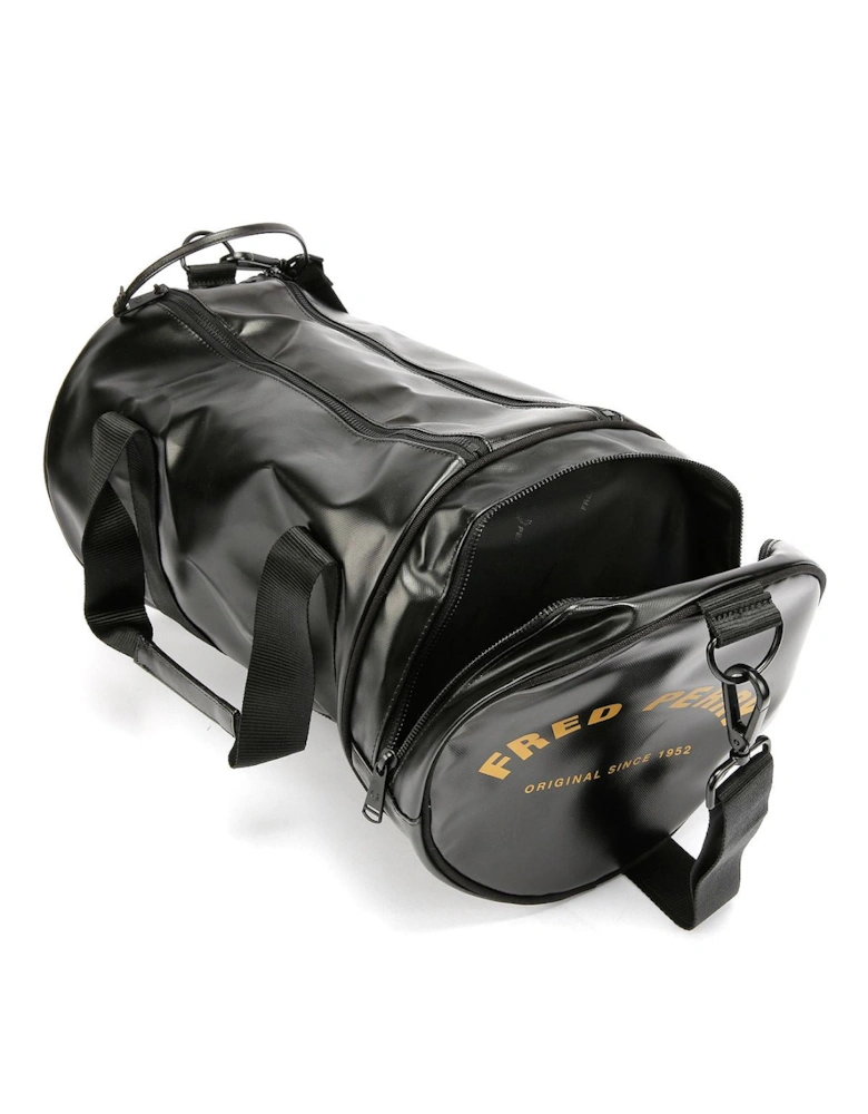 Tonal Classic Barrel Polyester Black/Gold Cross Bag
