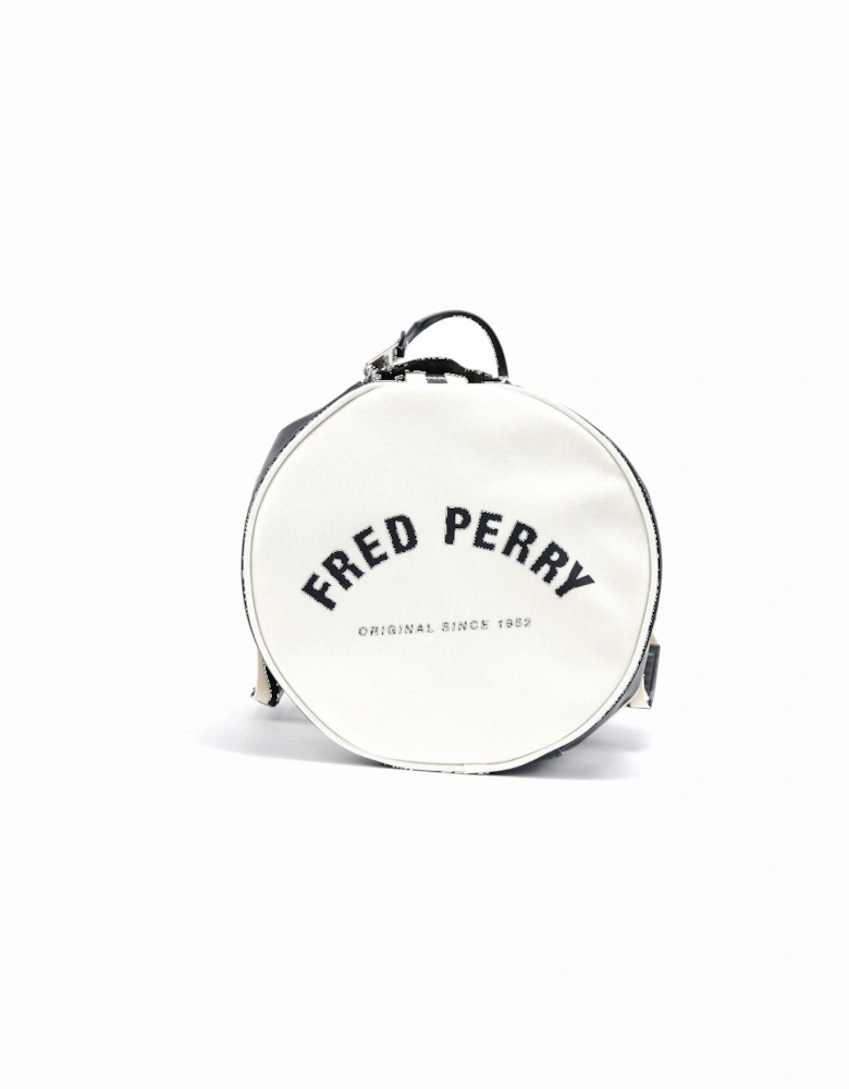 Classic Barrel Polyester Navy/Ecru Cross Bag