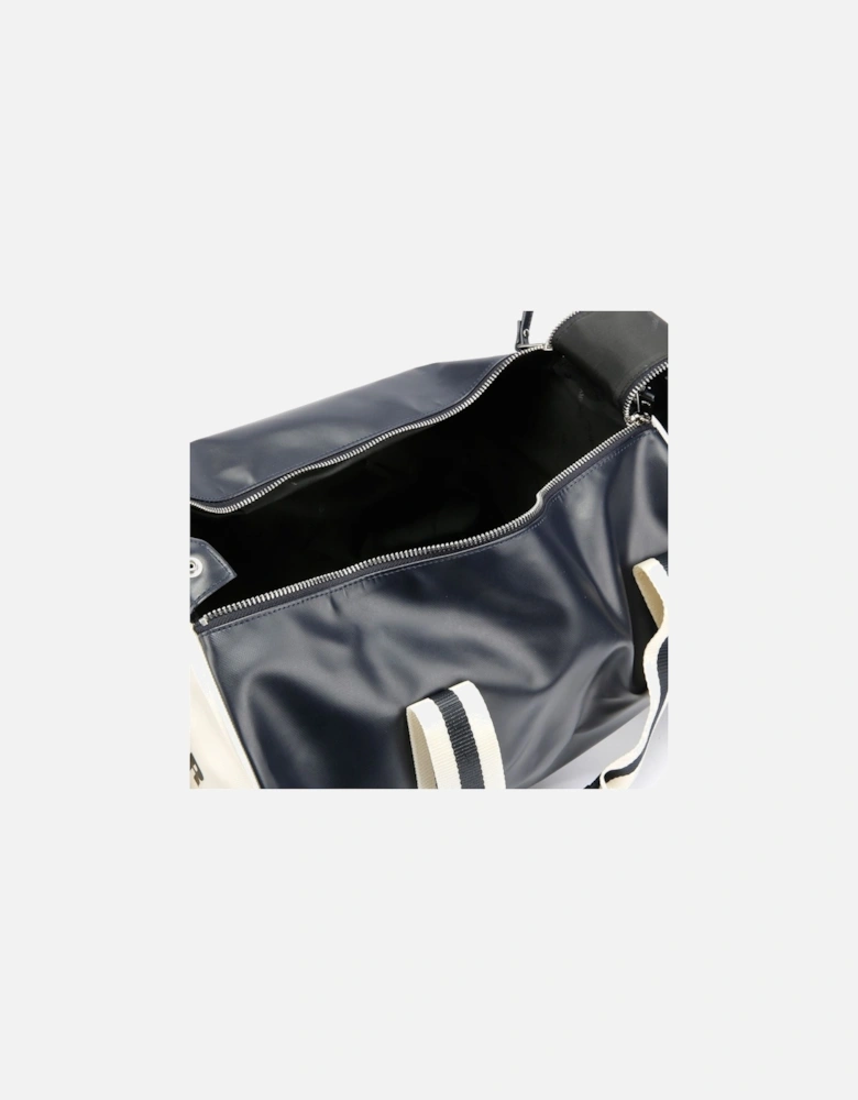 Classic Barrel Polyester Navy/Ecru Cross Bag