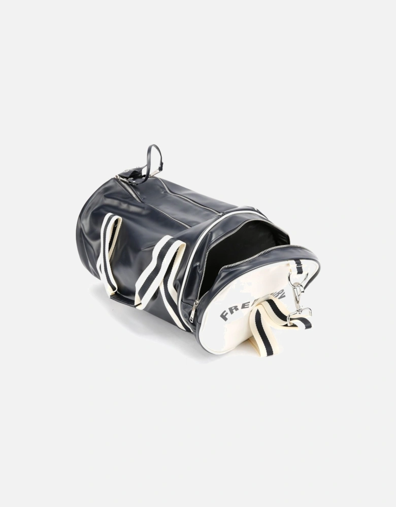 Classic Barrel Polyester Navy/Ecru Cross Bag