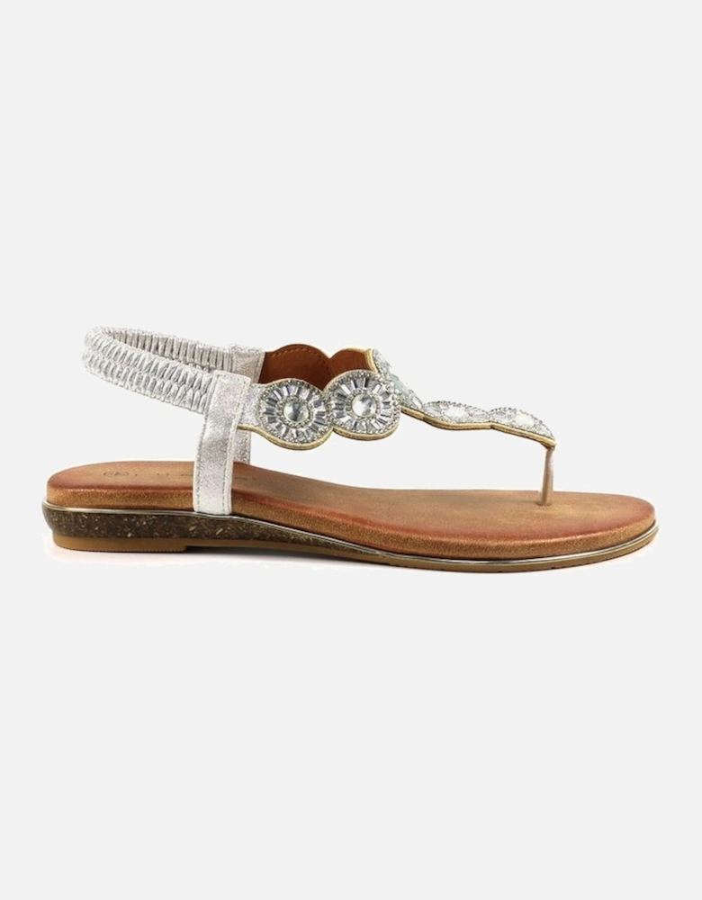 Lunar ladies sandal JLH474 Bora in Silver