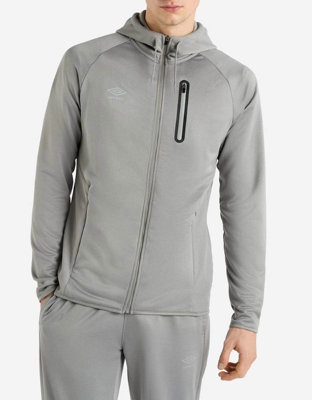 Mens Sportswear Full Zip Raglan Hoodie, 2 of 1