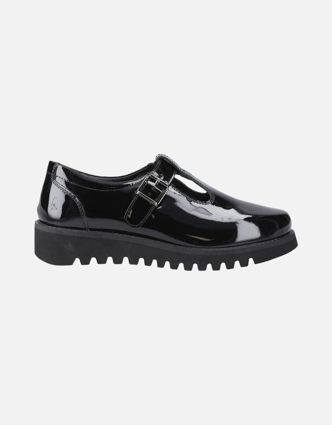Florrie T-Bar Senior Girls School Shoes, 2 of 1