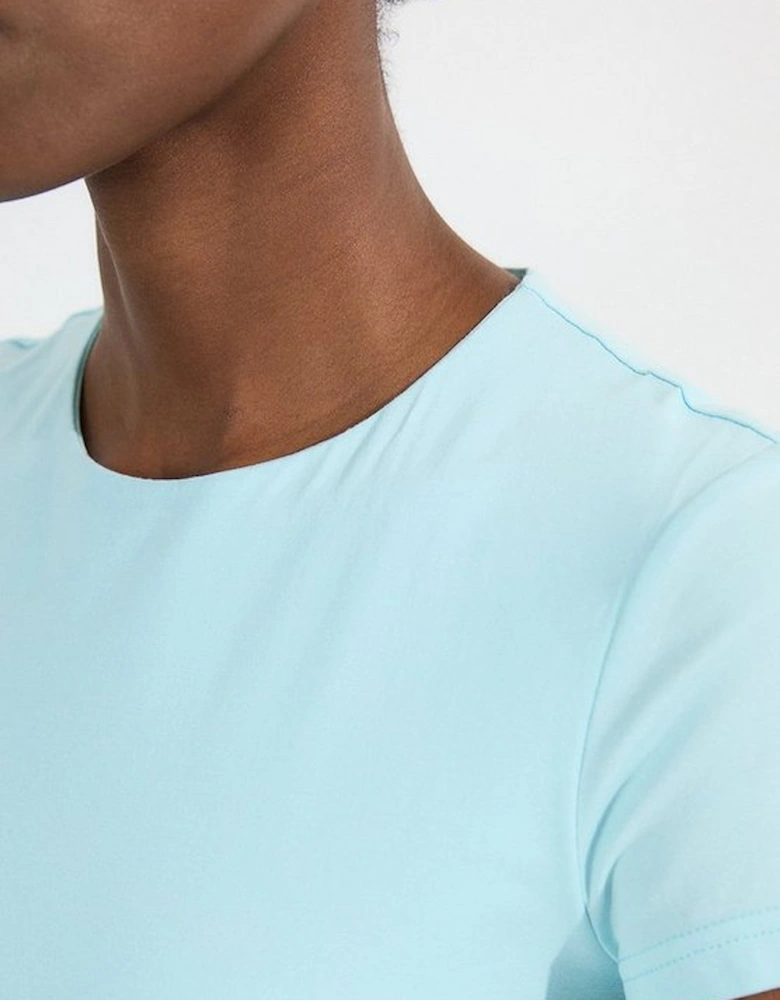Stretch Cotton Short Sleeve Jersey Tshirt