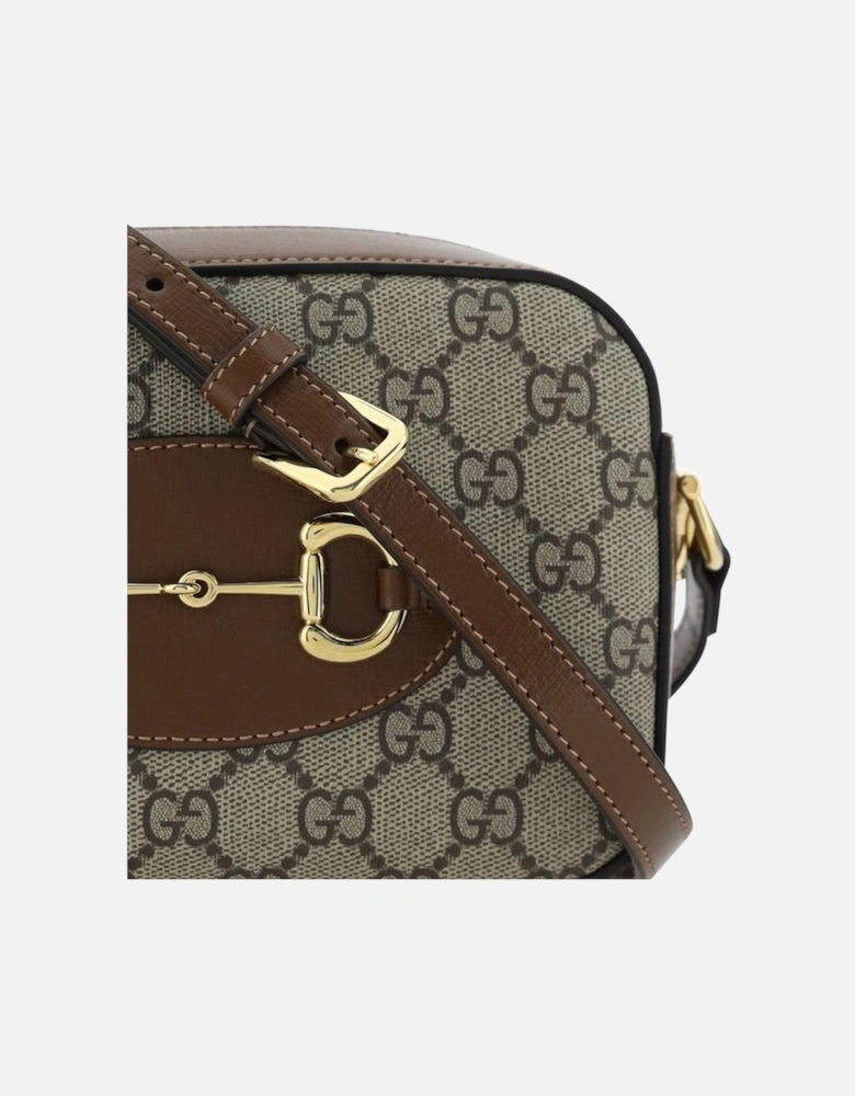 Horsebit 1955 Jacquard Shoulder Bag Women - Beige