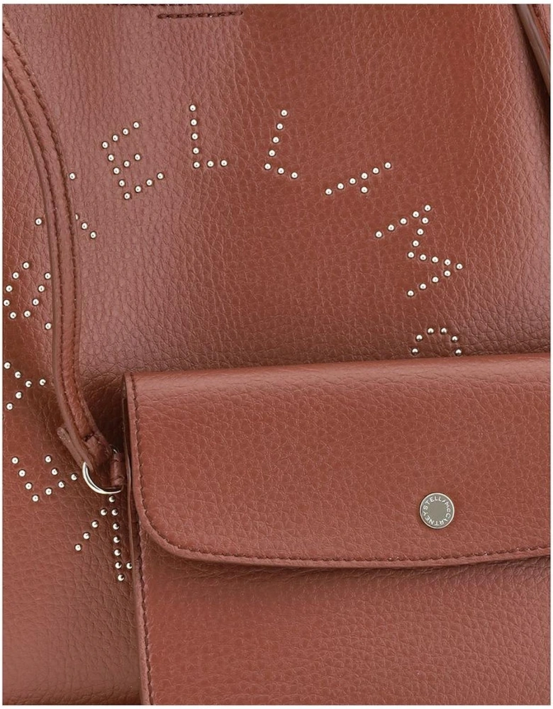 Falabella Go Small Tote Bag Women - Brown Shoulder Bags