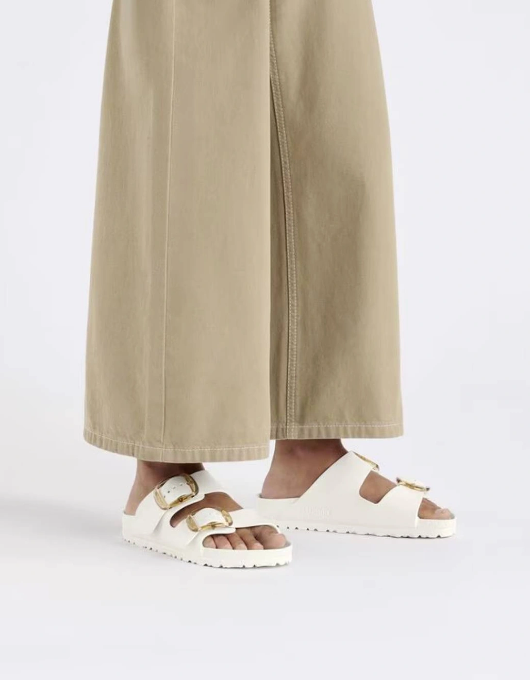 Birkenstock Women's Arizona Big Buckle Eva Narrow Fit Eggshell