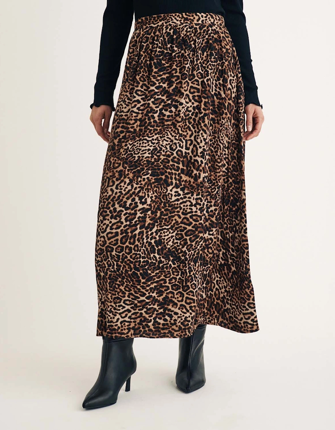 Leopard Print Maxi Skirt, 5 of 4