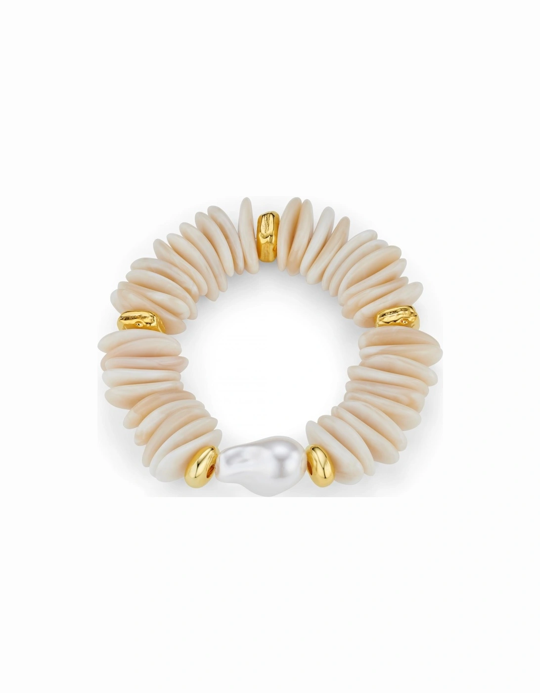 Chip & Stationed Pearl Bracelet, 3 of 2