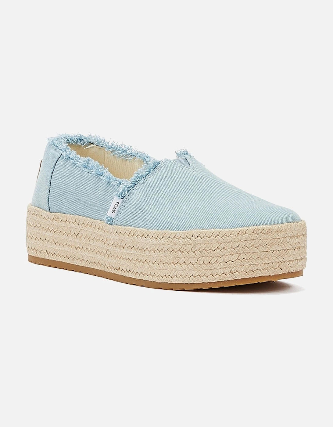Washed Denim Valcia Pastel Blue Women's Blue Espadrilles