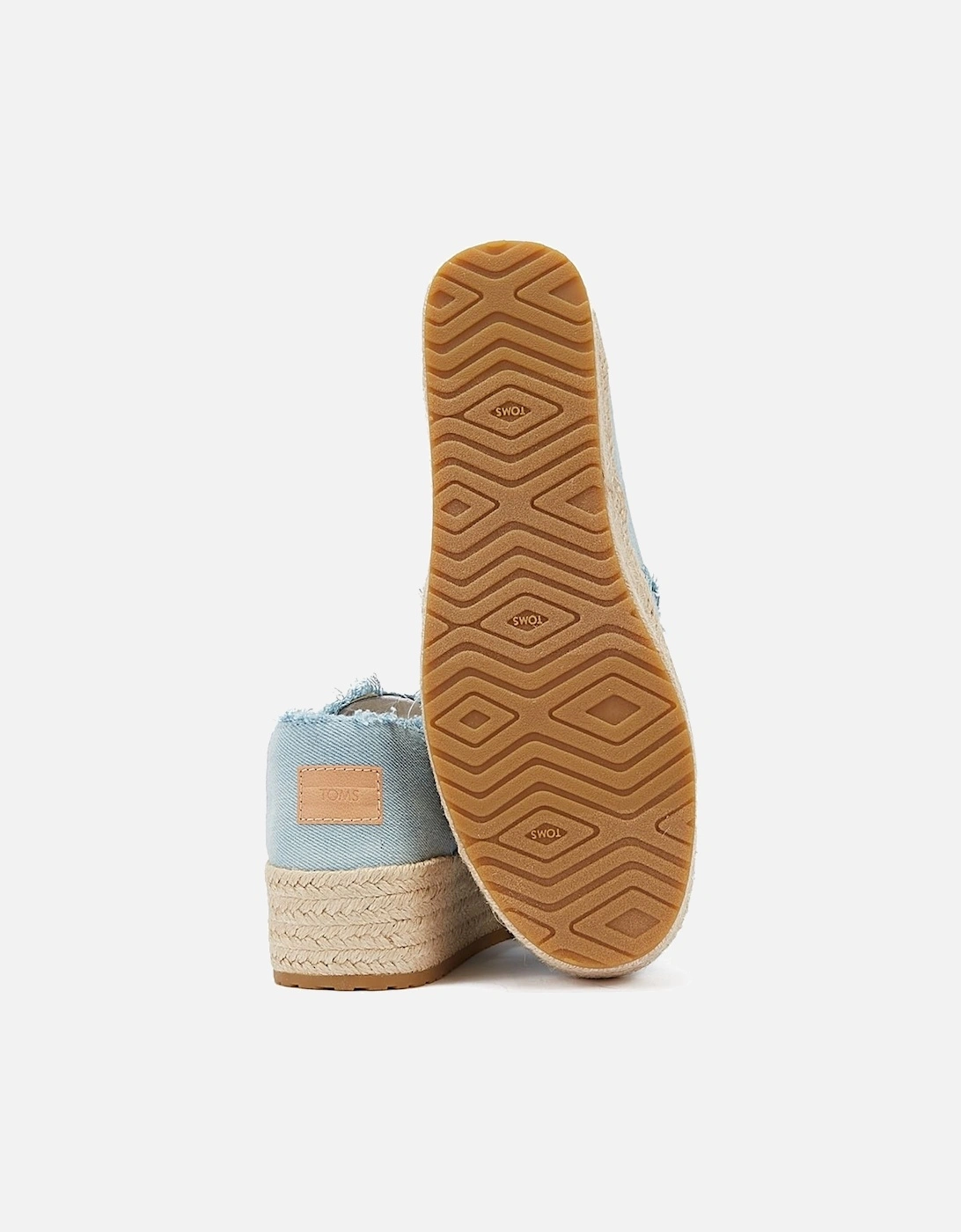 Washed Denim Valcia Pastel Blue Women's Blue Espadrilles