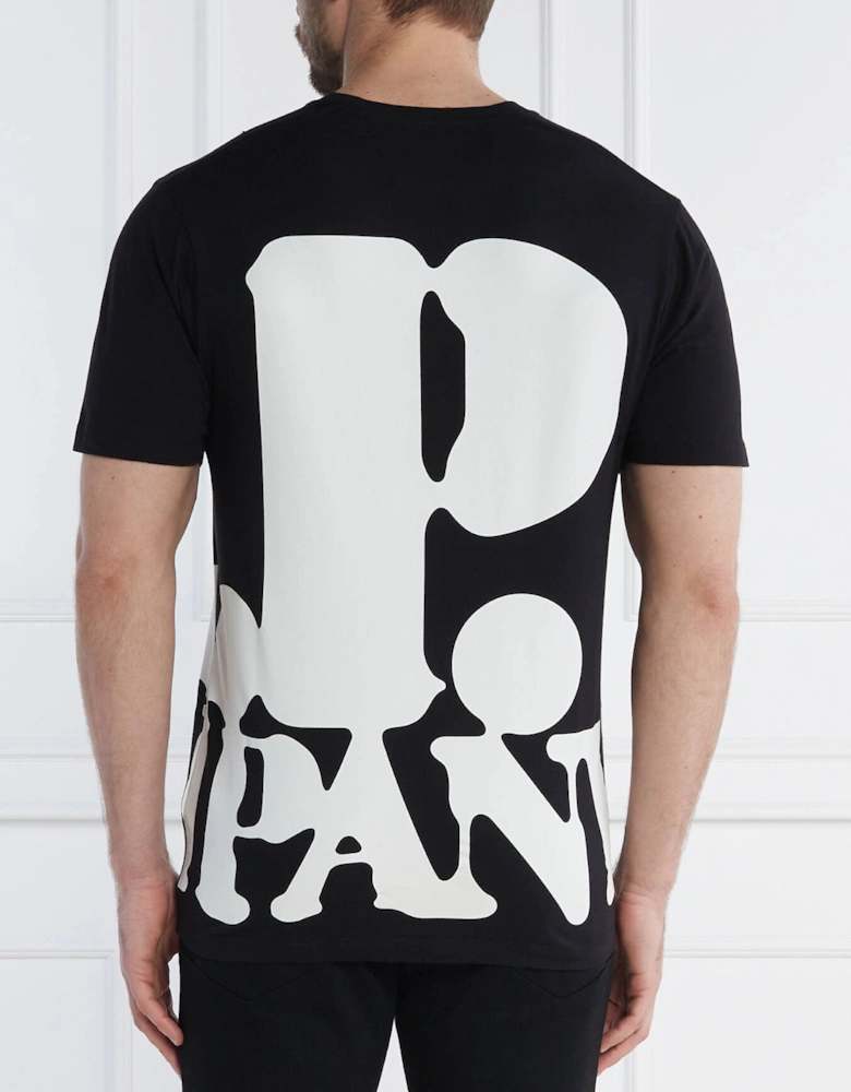 Wrap Logo T-Shirt - Black