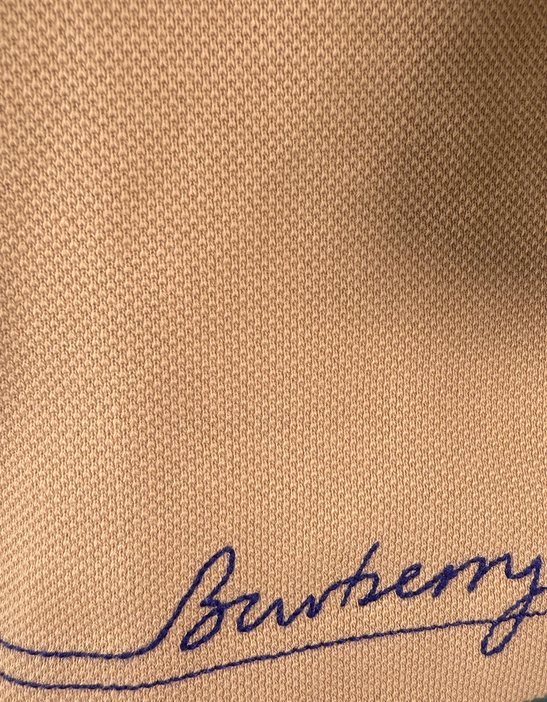 Embroidery Signature Logo Polo Birch Beige
