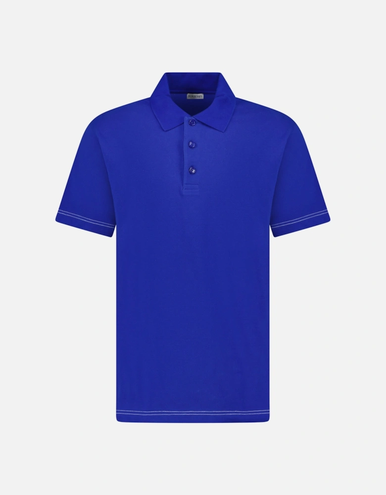 Embroidery Signature Logo Polo Blue