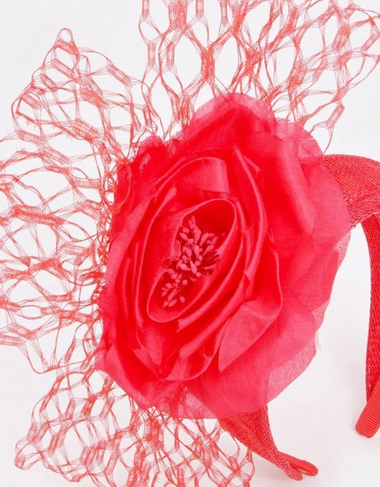 Face Vail Netting Fascinator