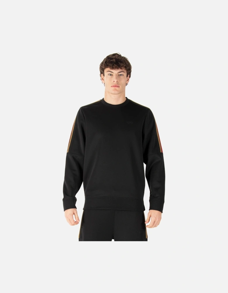 Luke1977 Daintree Colour Block Sweatshirt - Black