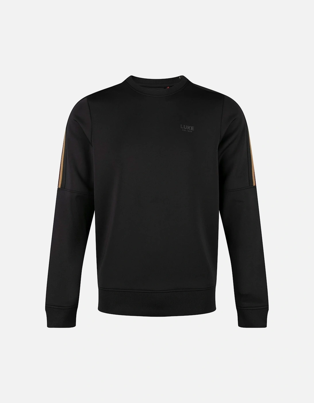 Luke1977 Daintree Colour Block Sweatshirt - Black