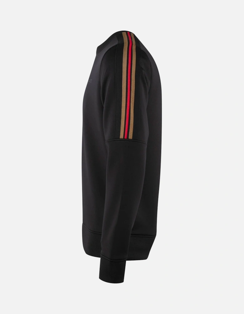 Luke1977 Daintree Colour Block Sweatshirt - Black