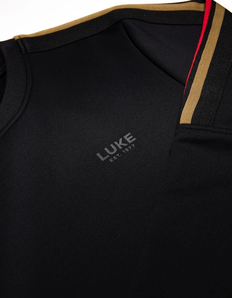 Luke1977 Daintree Colour Block Sweatshirt - Black