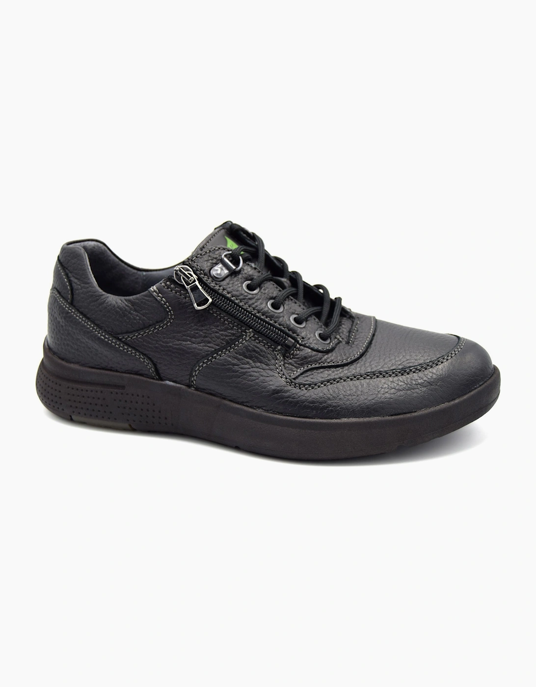 WALDLAUFER Men's HEIKO 984007 - Black - Size: 7