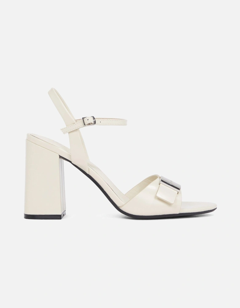Ankle Strap Heel - White