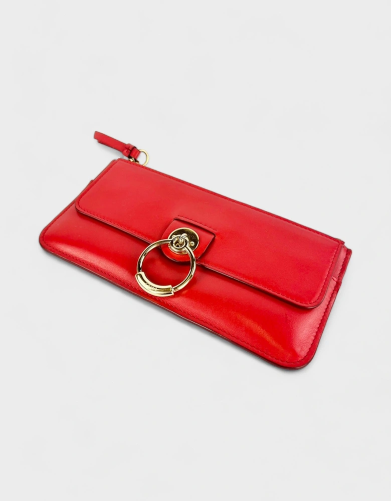 Tess Long Flap Wallet Red