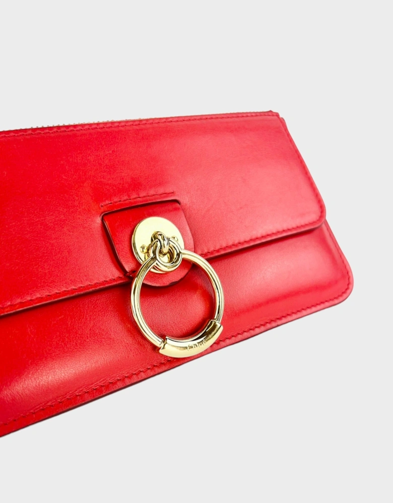 Tess Long Flap Wallet Red