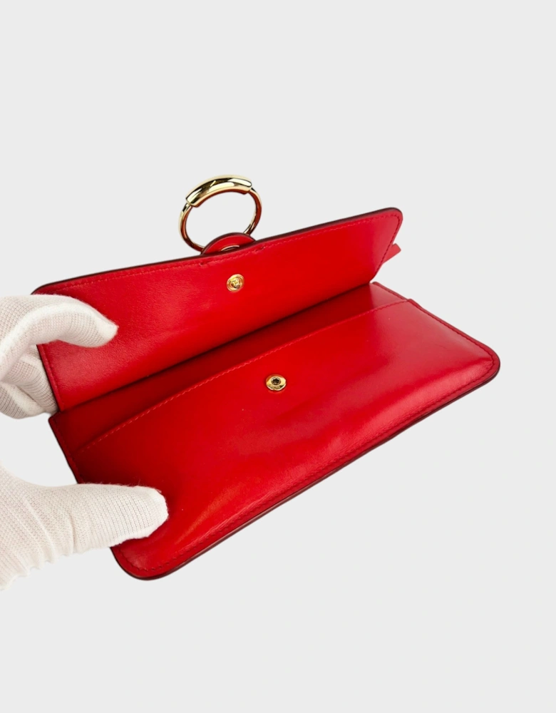Tess Long Flap Wallet Red