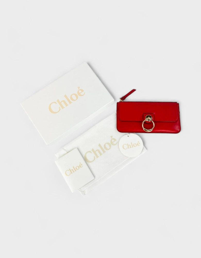 Tess Long Flap Wallet Red