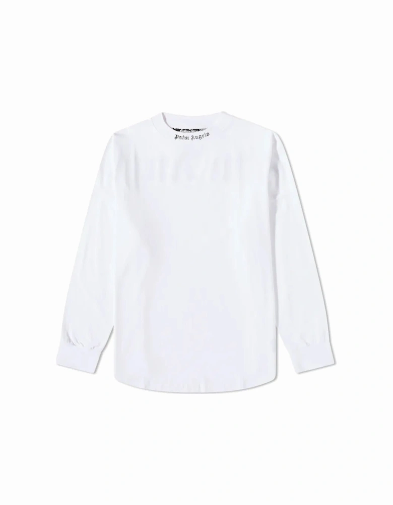Classic Longsleeve Logo T-shirt White