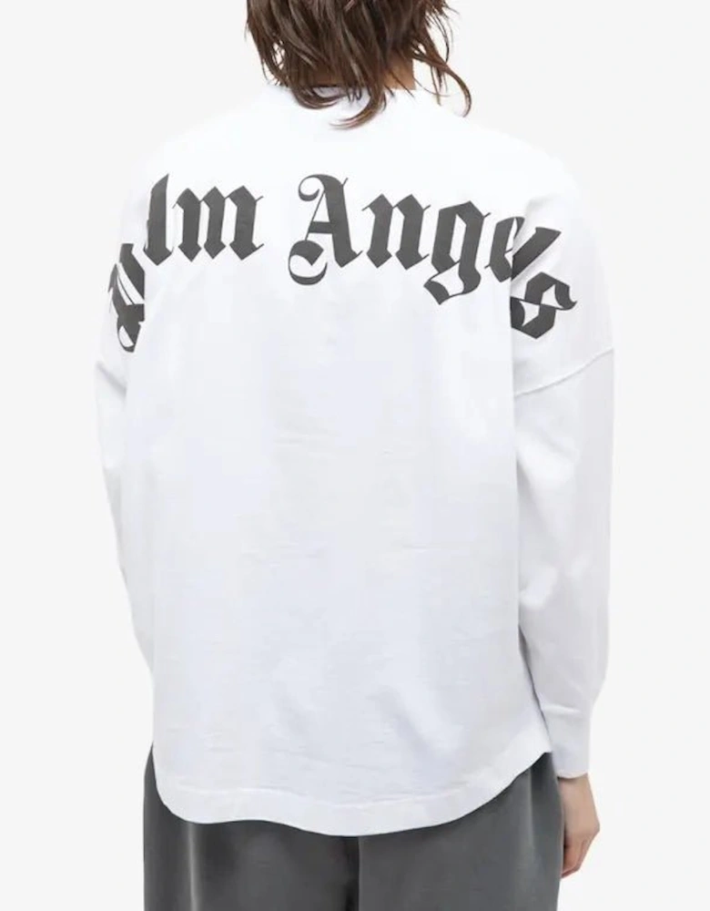 Classic Longsleeve Logo T-shirt White