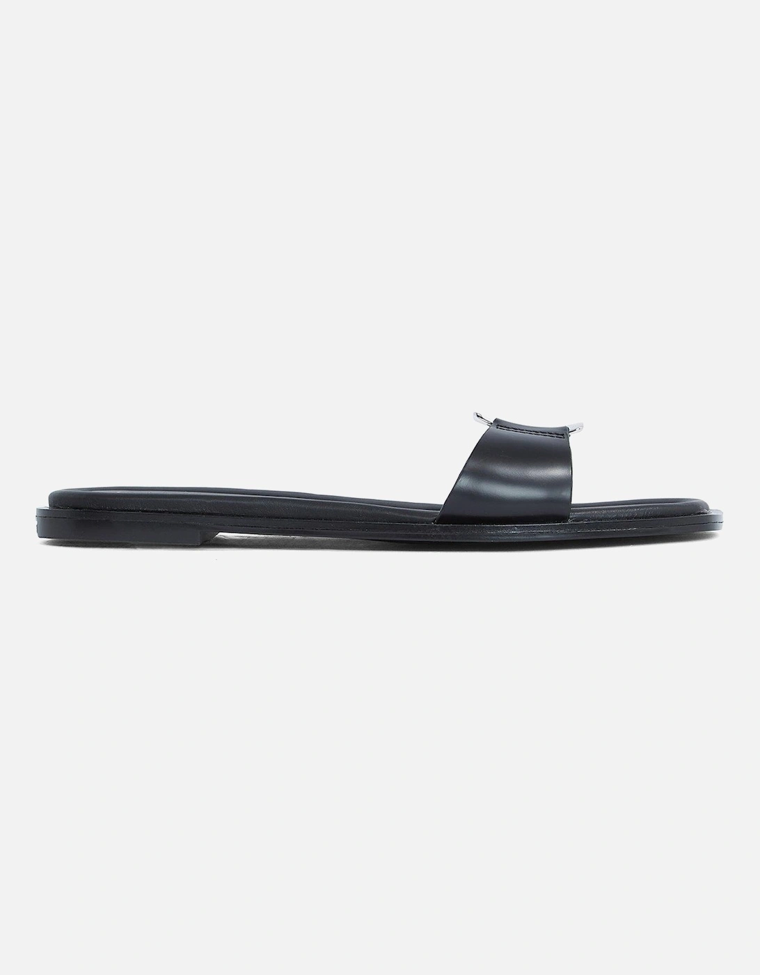 Metal Buckle Flat Slide - Black, 2 of 1