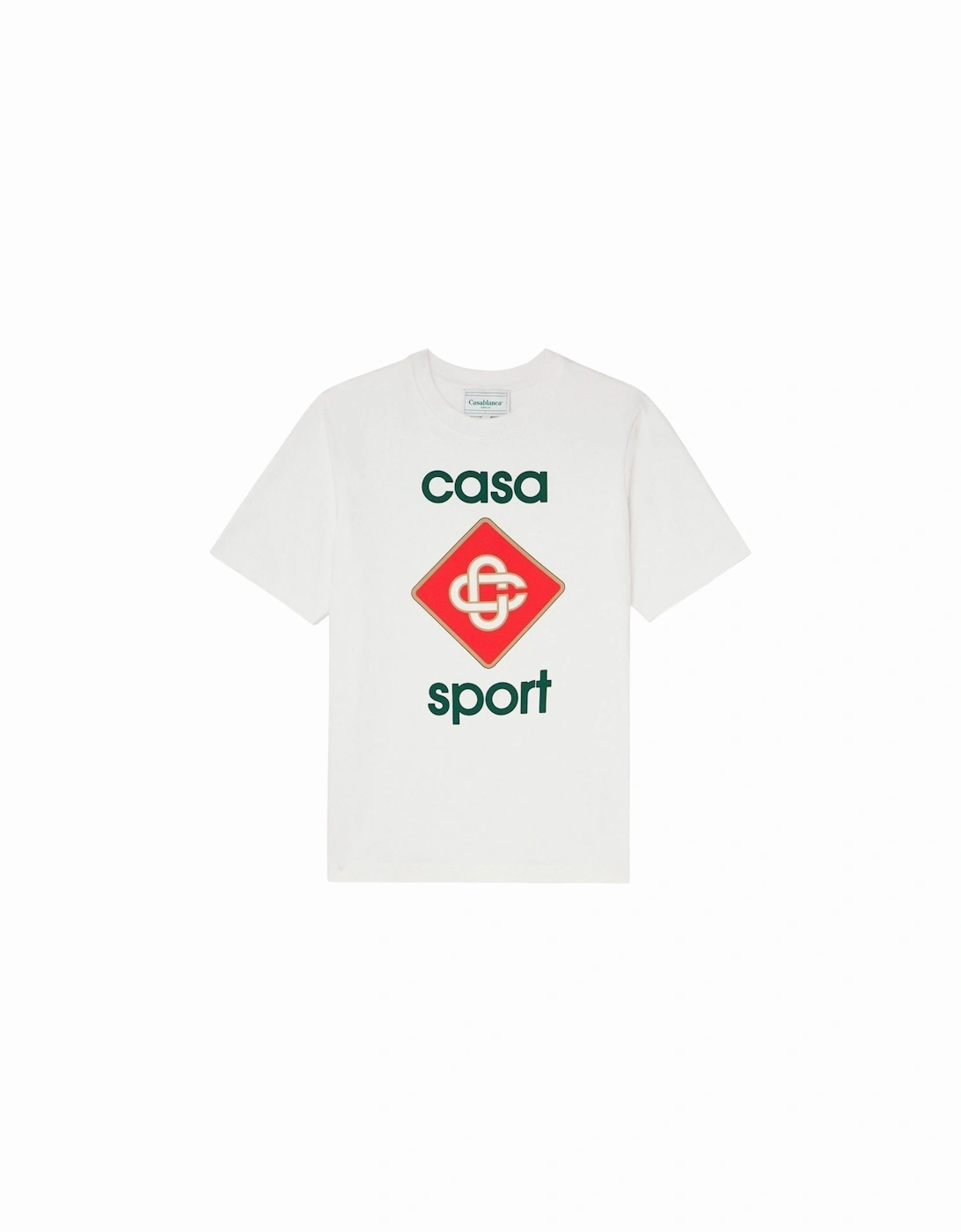Men T Shirt Casa Sports Logo Printed Short Sleeve Crew Neck Summer Te