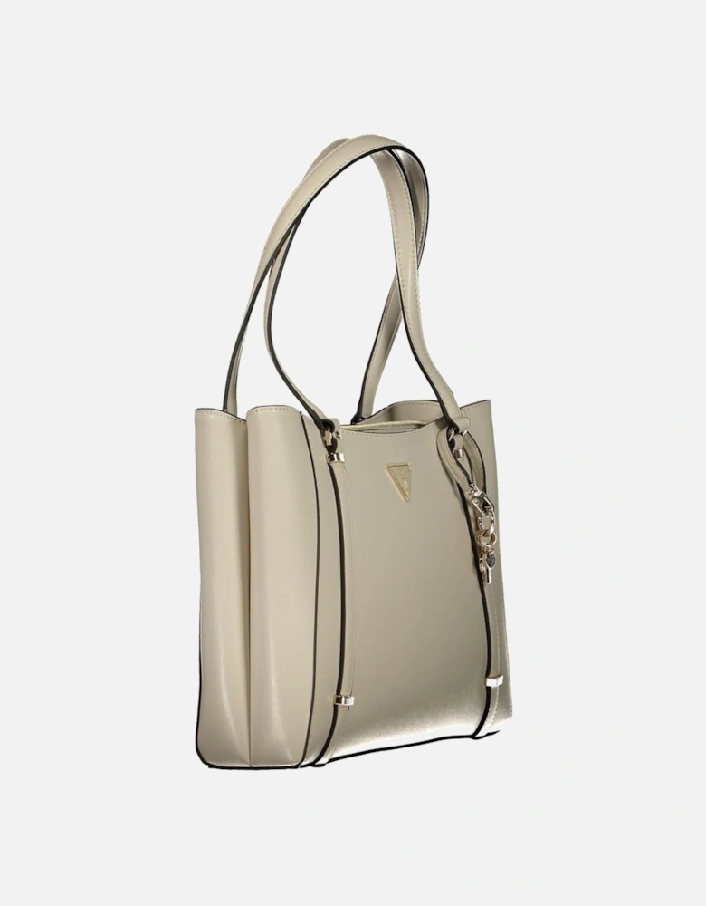 Chic Polyethylene Daryna Bag with Multiple Compartments Women - Beige