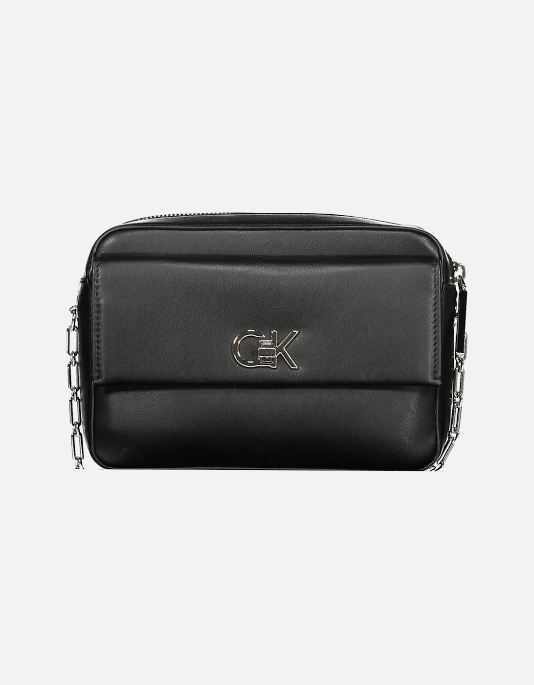 Eco-Conscious Chic Shoulder Bag with Zip Closure Women - Black, 4 of 3