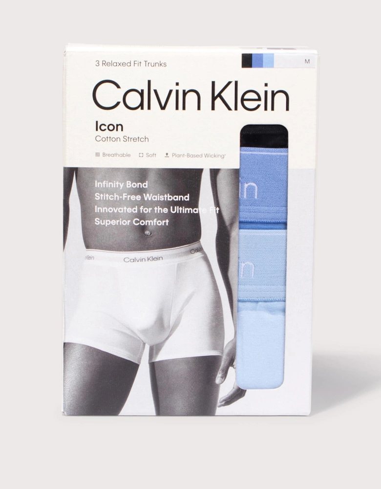 3 Pack Relaxed Fit Trunks