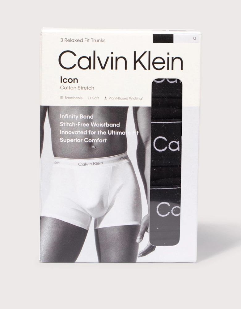 3 Pack Relaxed Fit Trunks